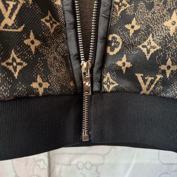 Louis Vuitton Printed Long-Sleeve Jacket (Brown) - Picture 4 of 12